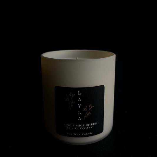 King's Shot of Rum Soy Wax Candle