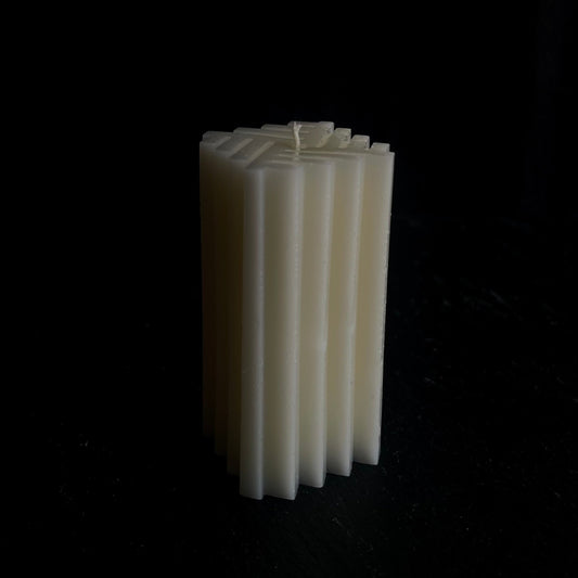 Rectangle Block Decor Pillar Candle